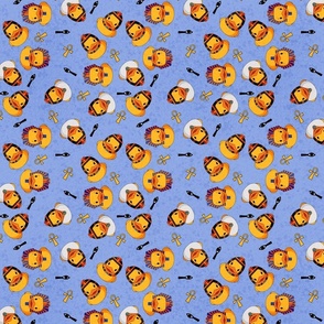 Egyptian Rubber Duck Scatter Medium - Dark Blue