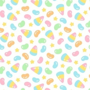 Easter Candies on White (Medium Scale)