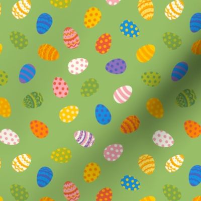 Easter eggs - medium small - light green by Cecca Designs