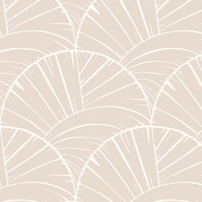 abstract modern swaddled scallop - neutral