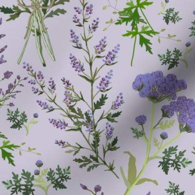Purple Healing Wildflowers