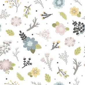 Blossoming Whimsy: Floral & Leaf Aesthetic for Kids' Nursery
