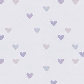 Candy Heart Confetti Blueberry Blue