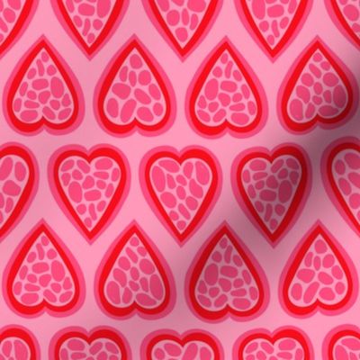 Valentine Hearts - Small - Pink