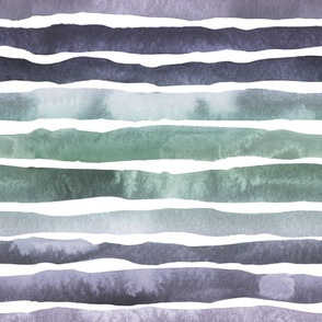 winter vacation - neutral gradient watercolor stripes