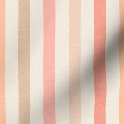 Farmhouse Stripes - Peach Fuzz+ - Pantone 2024