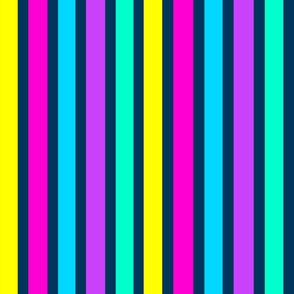  Bright neon stripes vertical