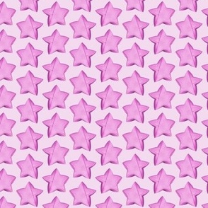 Pink Lucky Star on Light Pink Small Scale