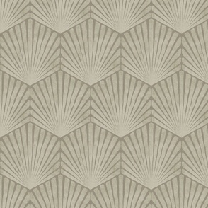 Boho Rhombus Shell //  small scale 0057 A // minimalist minimalism greige earthy color earth tones