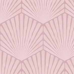 Boho Rhombus Shell //  jumbo big large scale 0057 C // minimalist minimalism baby child children sweet light pink