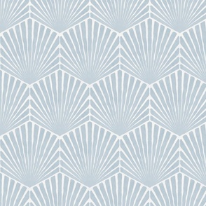 Boho Rhombus Shell //  small scale 0057 D // minimalist minimalism baby child children sweet neutral wallpaper blue-gray gray-blue blue-grey grey-blue