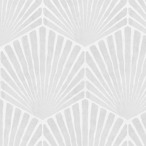 Boho Rhombus Shell // big scale 0057 M // minimalist minimalism baby child children sweet neutral wallpaper light gray grey silver smoky pearly greyish