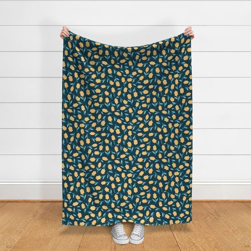  Little Cute Flowers // medium normal scale 0063 A //   squill minimalistic bold vibrant sunflower