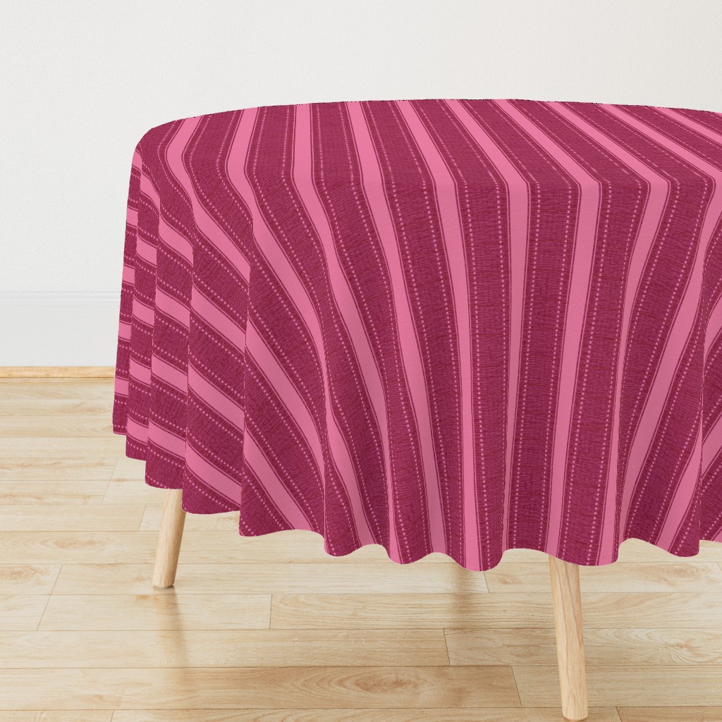 Warm Welcome stripe berry pink