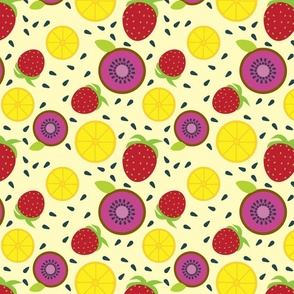 Lemon Pink Kiwi Punch- Large Scale