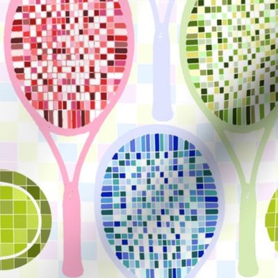 Tennis Mosaic
