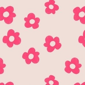 Simple Flowers_Magenta Pink 