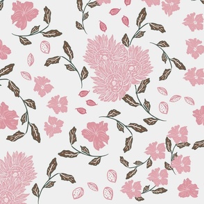 Petunias-&-Daisies-Pattern-2-Pink-Medium