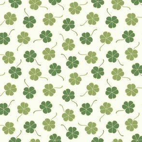 St. Patrick's Shamrocks, Medium Scale, Green, Olive Green