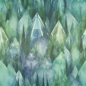 subdued fluorite field