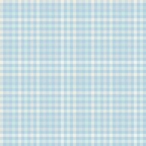 Welcoming Walls Pastel Blue Plaid small scale
