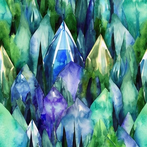 vivid fluorite field