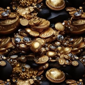 Gold and Black Treasure