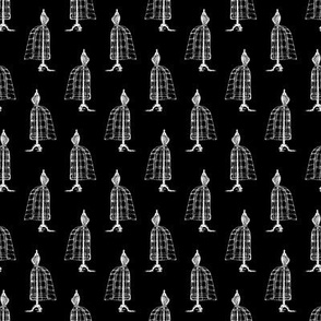 Vintage Dress Form Pattern | Victorian Dress Form | Dressmaking | Dressmakers | Sewing | Seamstress | Black and White | 2