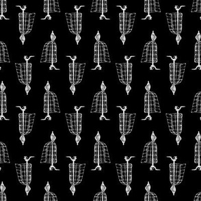 Vintage Dress Form Pattern | Victorian Dress Form | Dressmaking | Dressmakers | Sewing | Seamstress | Black and White | 1