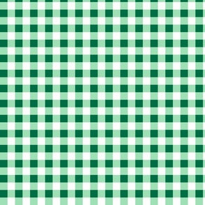 2xSmall - Non-Directional - Green Gingham - St Patricks Day - Christmas - Earth Day - World Environment Day
