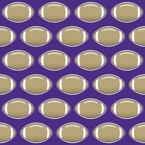 Football Stripe (Purple and Gold)