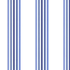 Gradient blue boys farmhouse stripes pinstripes for modern bedding