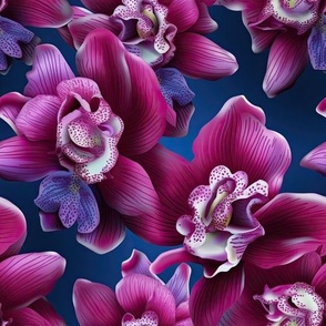 3D_Whimsical_Vivid_Fuchsia_Orchids ATL_1860