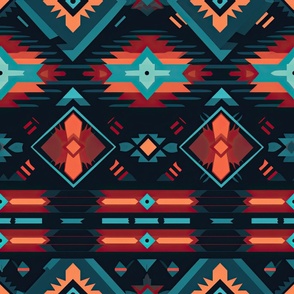 Vivid Navajo Pattern ATL_1910