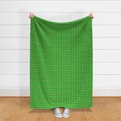 Green pastel green light beige hand painted check small