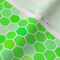 Hexagon mesh white