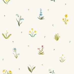 Cute flowers wallpaper - SMALL