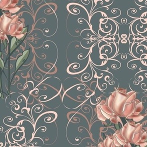 Vintage Victorian Botanical - The Artistic Rose