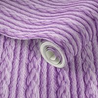 RIB KNIT EFFECT PURPLE FLWRHT