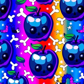 Spooky Apples Rainbow Ombre