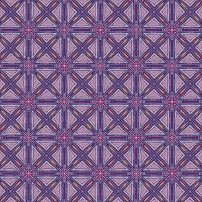 Purple Criss-Cross Tiles