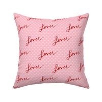 Lover Red and Pink Valentine Hearts  