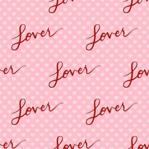 Lover Red and Pink Valentine Hearts  