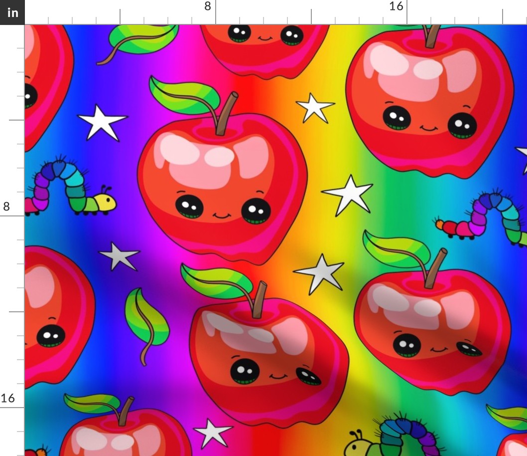Happy Apples - Rainbow Ombre