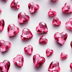 Pink Crystal Hearts 2