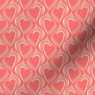 Pink Cute Valentine Hearts