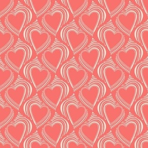 Pink Cute Valentine Hearts