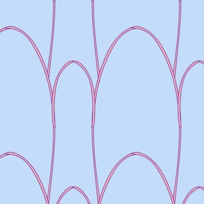 fun geometric pattern periwinkle purple and pink