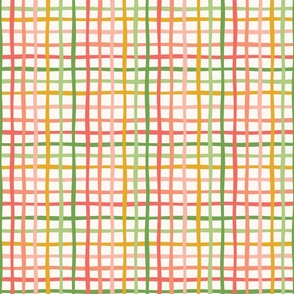 medium rainbow grid / A