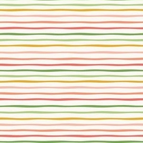 mini rainbow stripe / A